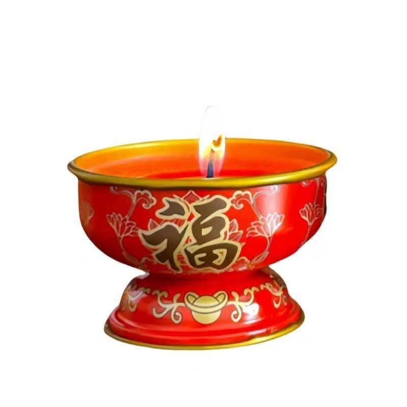 Candle, Oil Lamp, Buddhist Temple, Buddhist Activities, Fragrance Candle, Small Gift Box, Birthday Use, Home Fragrance Diffuser
