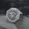 Men's Stainless Steel Greek Mythology Retro Ring