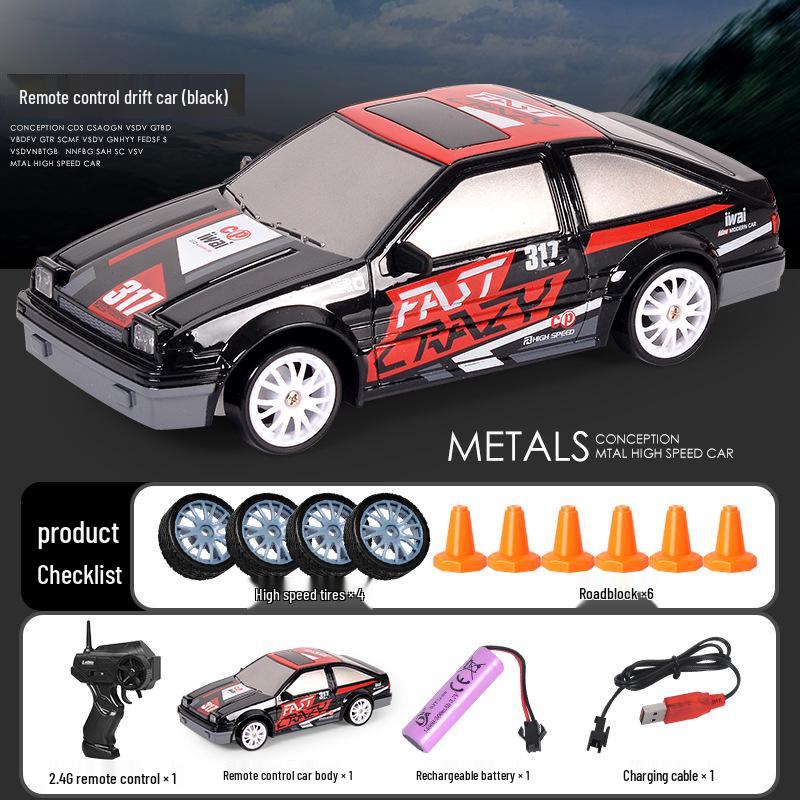 AE86 High-Speed 4WD RC Drift Racing Car - Professional Remote Control GTR Toy