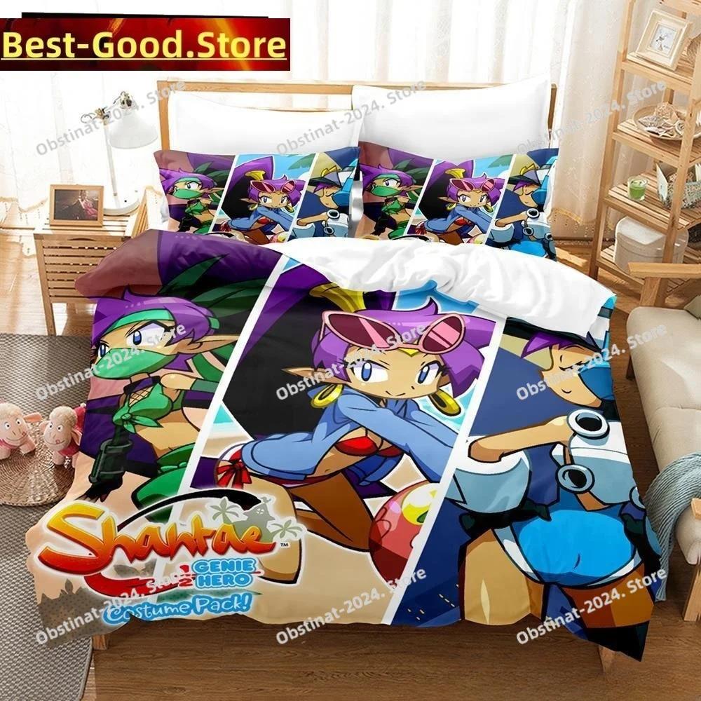 New Shantae Half-Genie Hero Bedding Set Duvet Cover Full Queen King Size Pillowcase Bed Printed Aldult Kid Bedroom Single Twin