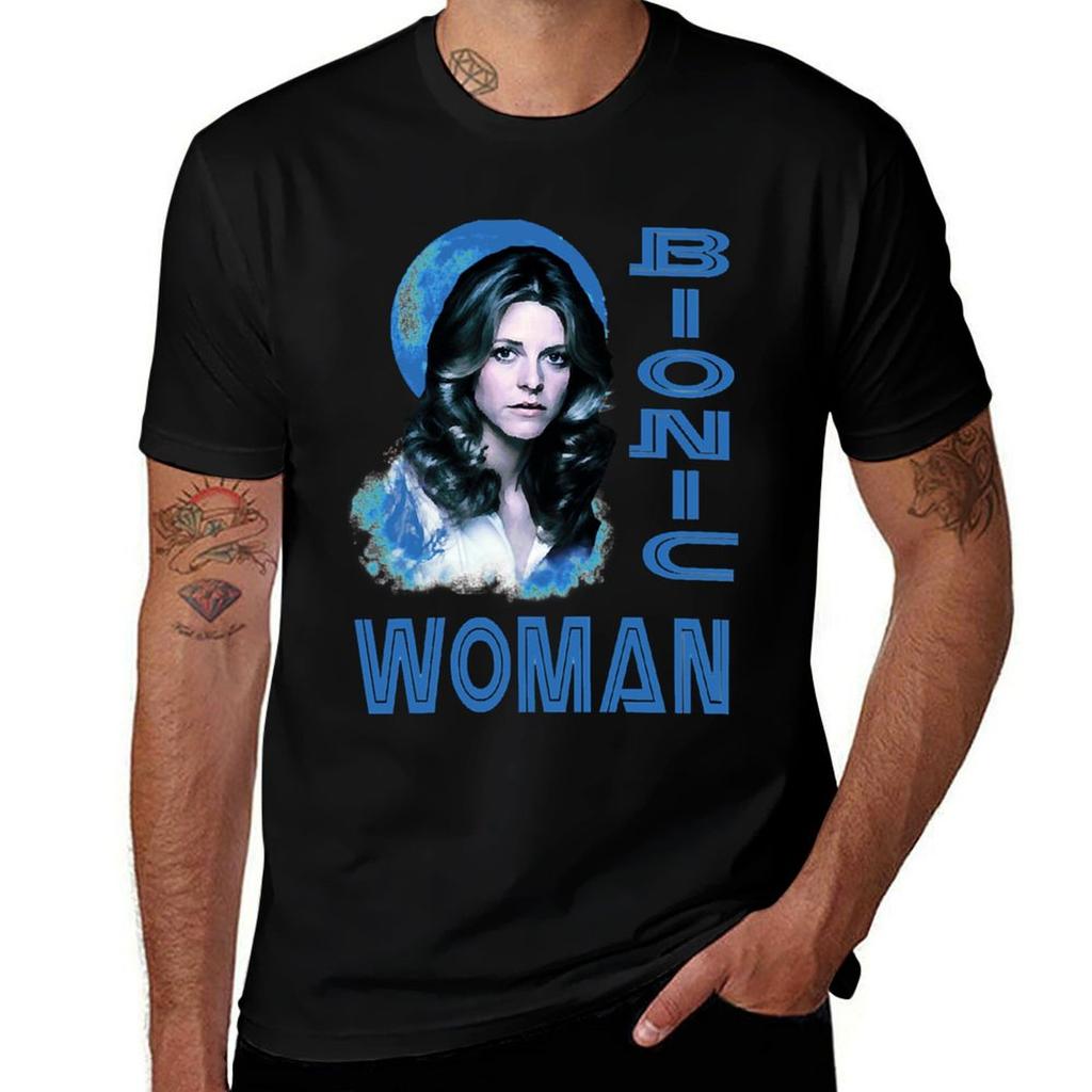 Bionic Women TShirt Big Size Short Sleeve Casual Top
