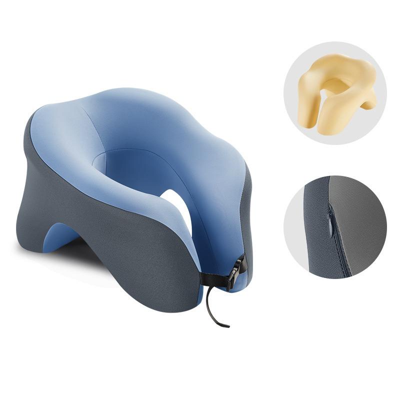 Office U-shaped Sleeping Pillow Multi Functional Student Sleeping on Their Stomach, Nap Pillows Memory Rebound Comfortable Wrap-around  Fit Rest Mat