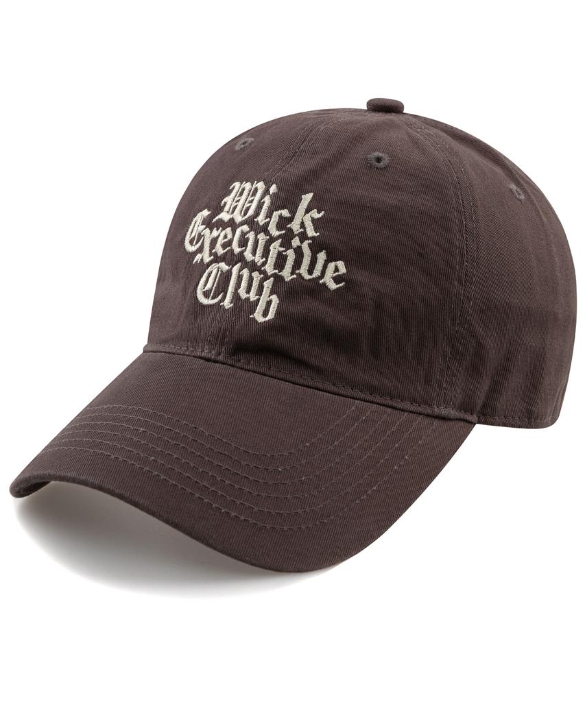 Wig Gothic Executive Club Washed Ball Cap - Charcoal