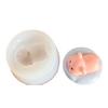 Heat Resistant Pigs Silicone Mould Creative Baking Tool Portable For Travel Craft Projects