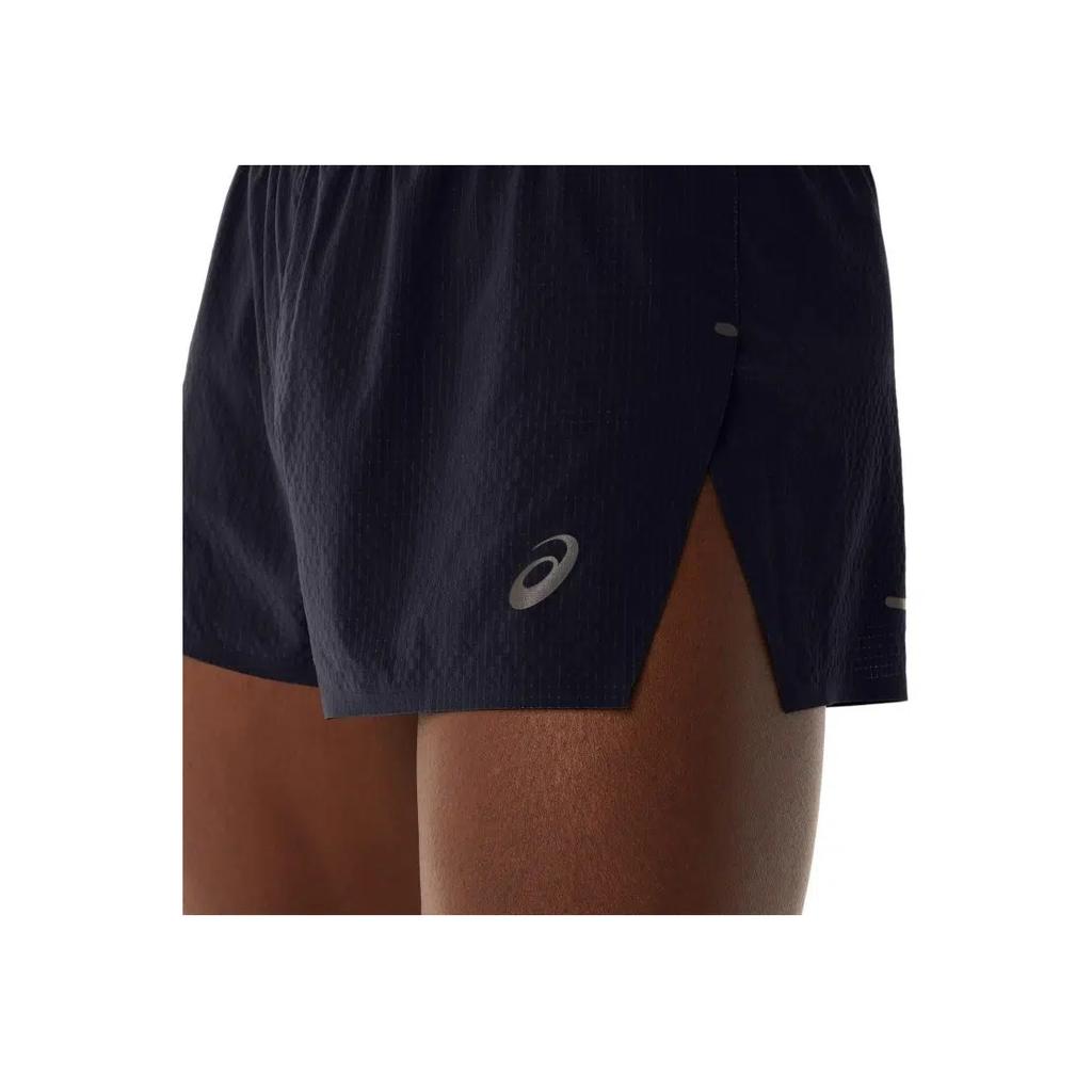 Asics Logo Print Breathable Mid-Rise Casual Shorts Men Shorts Performance-Black 2011C832-001