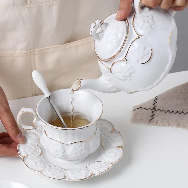 Tasse A Cafe Fleur Tasse A The Ensemble Menage Petit Luxe Style Europeen British American Simple Ins Drinking Cup Nordique Haut De Gamme Acheter A Prix Bas Livraison Gratuite Avis Reels