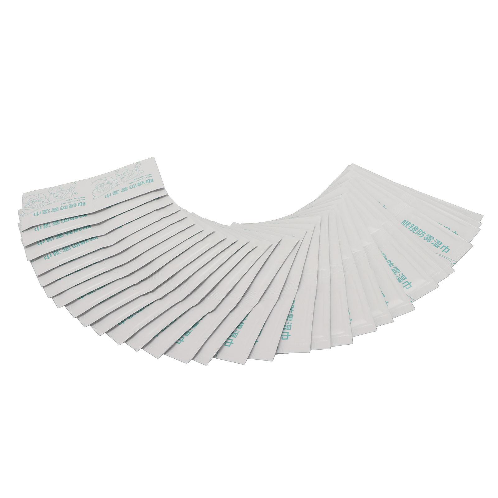 

60 шт. Салфетки для чистки очков Предотвращают запотевание Одноразовые с сухой тканью Салфетки для линз для мобильного телефона