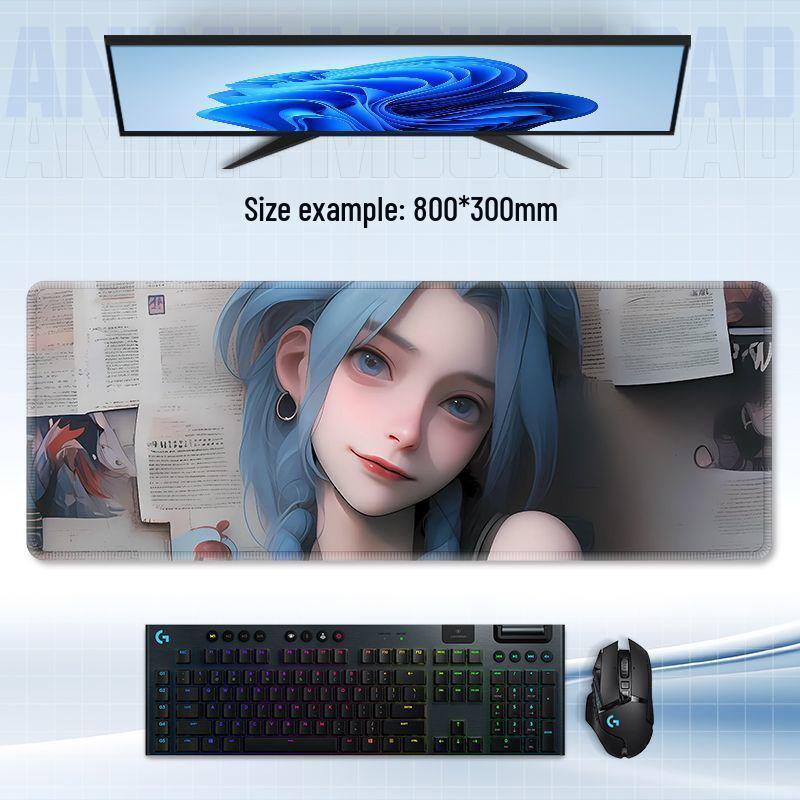 Extra Large Washable Mouse Pad: Stain-Resistant, Sweat-Proof Desk Mat for Dorm, Office, and Esports