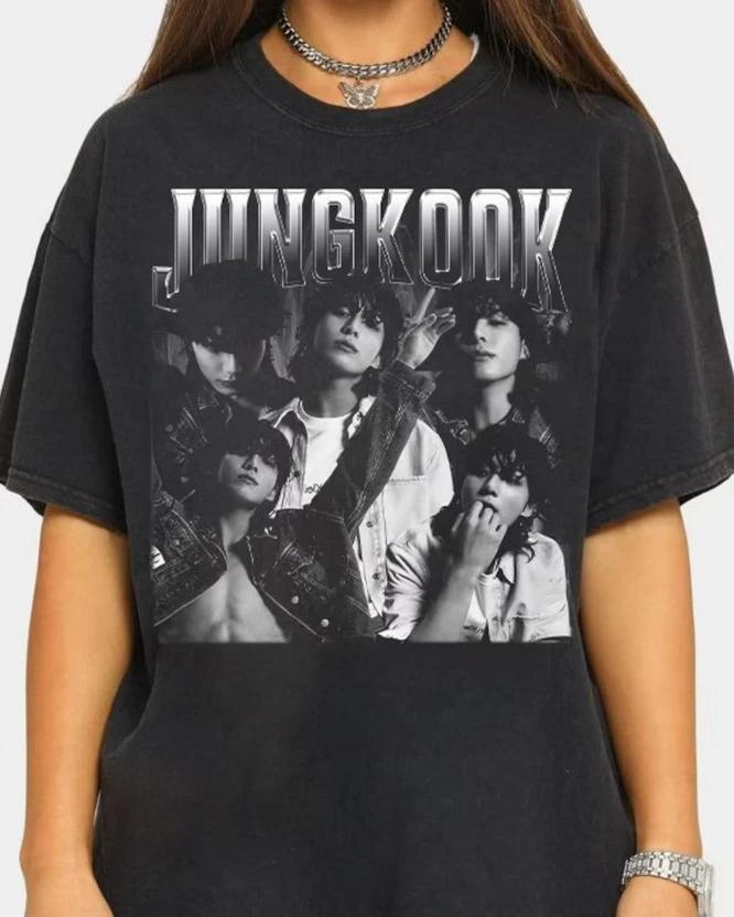 Vintage JungKook 90s Bootleg Shirt, Jungkook Unisex T-shirt, Gift For Army Shirt M