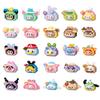 Kawaii Mini Disney Cartoon Toys Butter Roll Micro Building Blocks Mini Figrues Miniso Sanrio HelloKitty Kulomi Kids Gifts