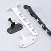 New Inner Window Limiter Latch Position Stopper Casement Wind Brace Home Security Door Windows Sash Lock Child Safety Protection