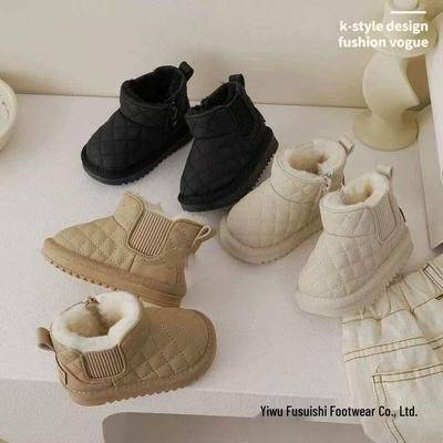 Infant Soft-Soled Plush Cotton Walking Shoes - Winter Snow Boots for Toddlers