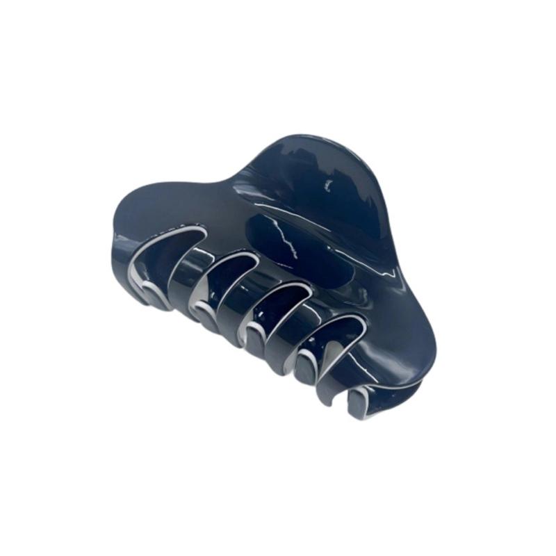 

Professional Large Clip With Tightly Arranged Teeth Extended Wear Hair Bun Holder Strong Spring Mechanism чорний