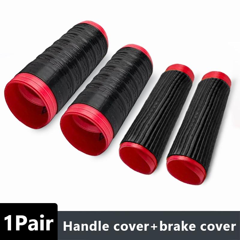 SEAMETAL Motorrad Silikon Lenkerabdeckung Universal Selbstschrumpfend Rutschfest Antivibration Motorrad Griffabdeckungen Hülle Schutz