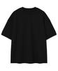 Nombeule Basic Logo Embroidered Oversized Short Sleeve Sweatshirt [Black]