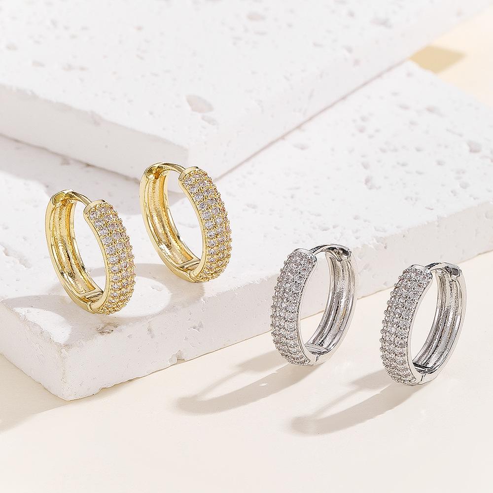 14K Gold Plated Zircon Ear Cuffs for Women - Elegant and Fashionable