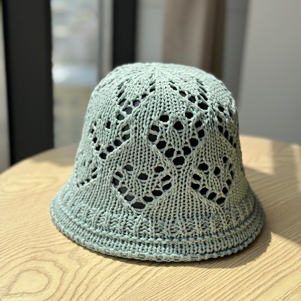 New Summer Hollow Fisherman Hat for Women, Breathable Thin Sun Protection Hat, Simple Bucket Hat for Outings, Trendy Sun Hat