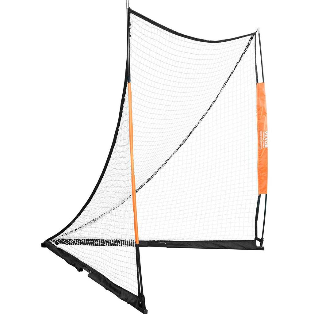 Lacrosse Goal, 6' X 6' Lacrosse Net, Portable Lacrosse Goal with Carry Bag, Fiberglass Rod Backyard Lacrosse Training Equipment, Easy Setup Collegiate