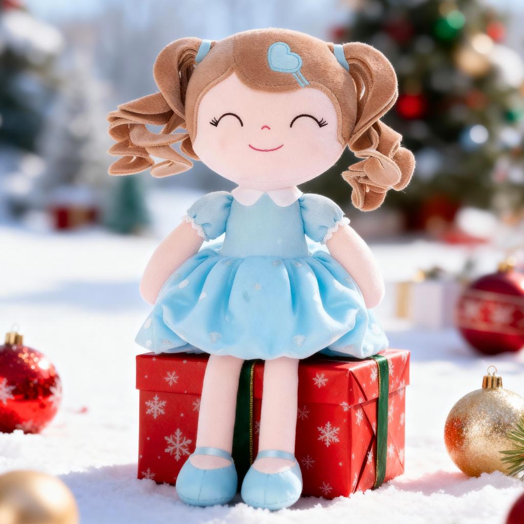 Gloveleya Plüschtiere Mädchen Geschenke für Kinder Weiche Spielzeuge Mädchen Geburtstagsgeschenk Niedliches Design Prinzessin Limited Baby Süße Puppe