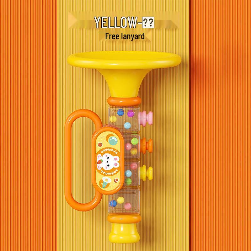 Children's Cartoon Whistle Toy with Lanyard: Small Trumpet, Floating Ball, Water Bird Design for Lung Capacity Exercise