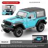 1/24 Jeep Dual-form Alloy Model, Cool Sound and Light, Four-wheel Shock Absorption, Exquisite Desktop Ornaments