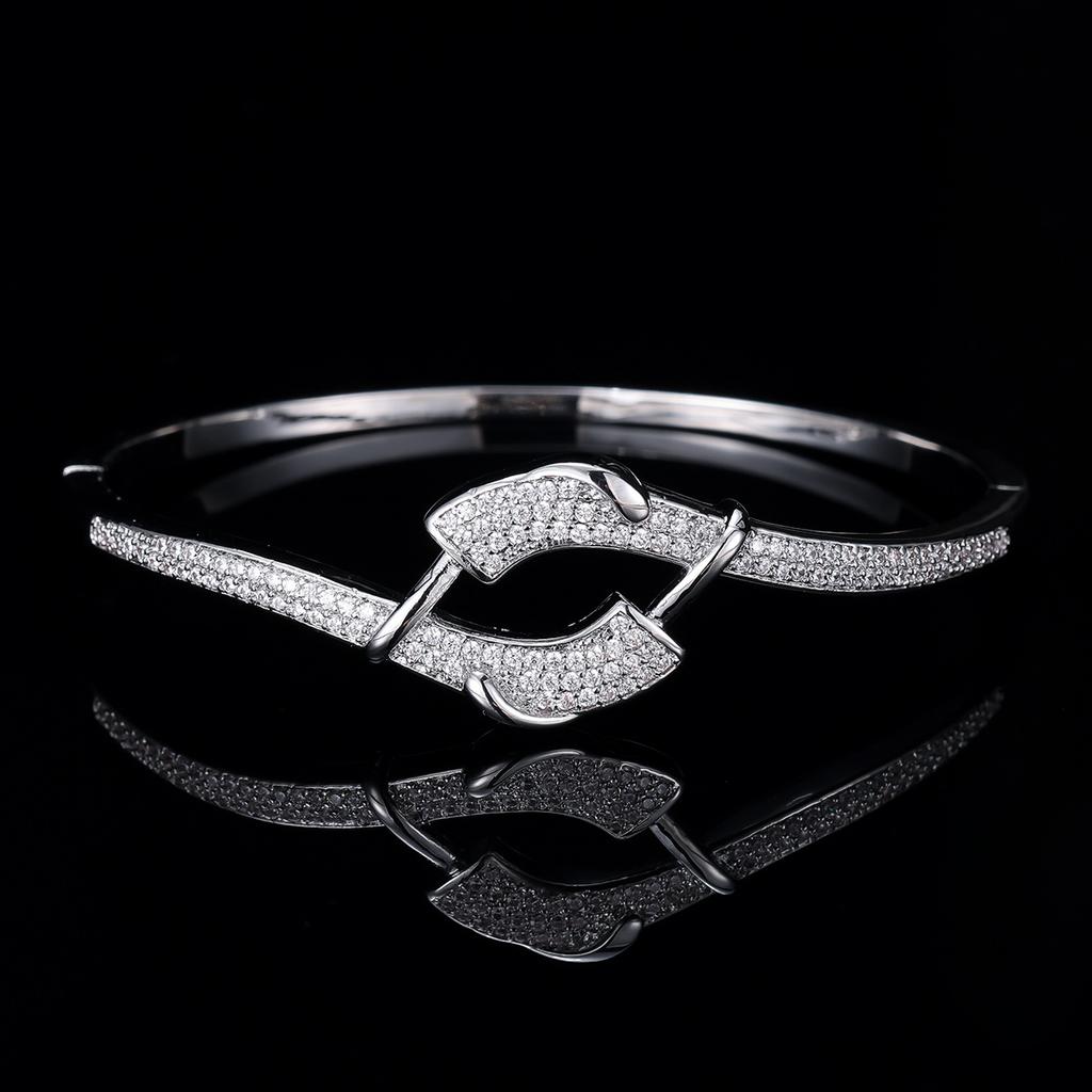 Korean Style Ins Style Simple and Fashionable Women's Zircon Matching Jewelry Bracelet