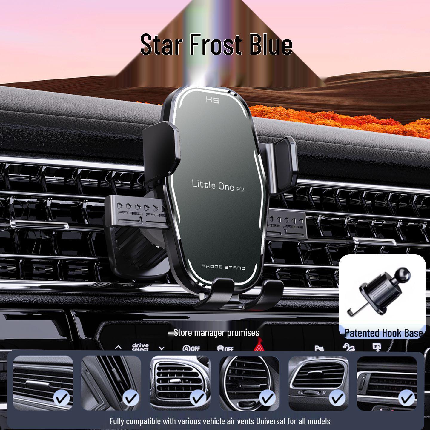 Wireless Fast Charging Auto-Clamp Car Phone Holder & Air Vent Mount