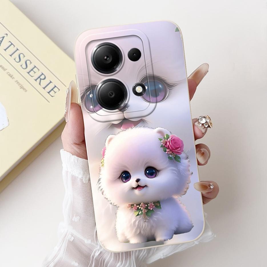 For Xiaomi Redmi Note 13 4G Case Note13 Pro Cute Fashion Candy Painted Cover Soft TPU Phone Case For Redmi Note 13 Pro Plus Bags