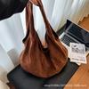 Neue Mode Flanell Umhängetasche lässige einfache Tragetasche literarischer fauler Sinn personalisierte Schulter-Tragetasche Shopping