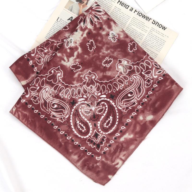 Mode Unisex Damen Herren Bandana Haarband Cowboy Herren Biker Sport Kopfbedeckung Handgelenk Haarband Einseitiges Kopfband Schal Paisley
