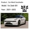 Car Sunshade For Zeekr 001 2021~2025 2024 Windshield Privacy Mesh Curtain Heat Insulation Sunscreen Auti-UV Visors Accessories