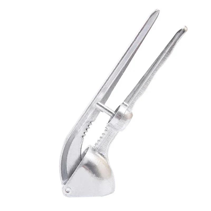 1PCS Stainless Steel Garlic Press Kitchen Accessories Cooking Ginger Mincer Crusher Squeeze Masher Tools