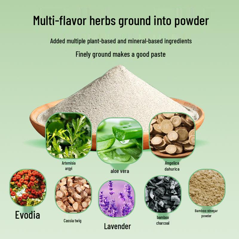 Yunnan Herbal Foot Patch Variety: Vitality Poria, Eight Treasures, Damp Cold Sleep, Ginger, and Mugwort.
