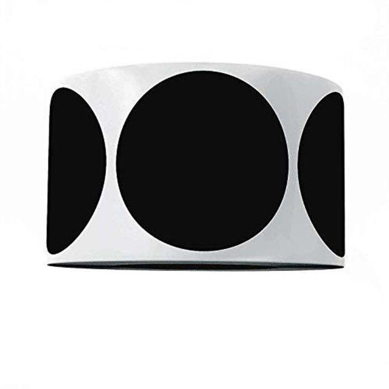 120pcs/roll Blank Label Round Chalkboard Sticker Kitchen Pantry Labels for Canning Spice Jars Reusable top sale