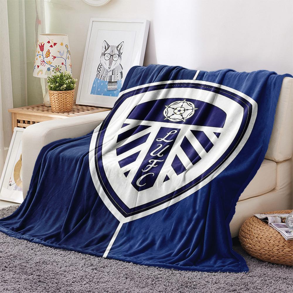 Leeds United Flanelldecke, Hohe Qualität, Bequem für alle Jahreszeiten, Heimdekoration, Wärme und Komfort