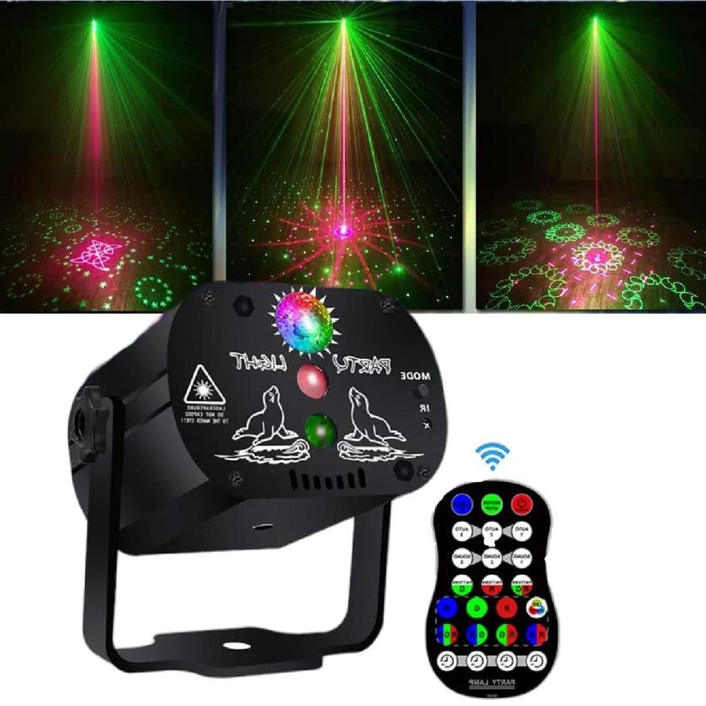USB Sound-Activated LED Mini Laser Stage Light