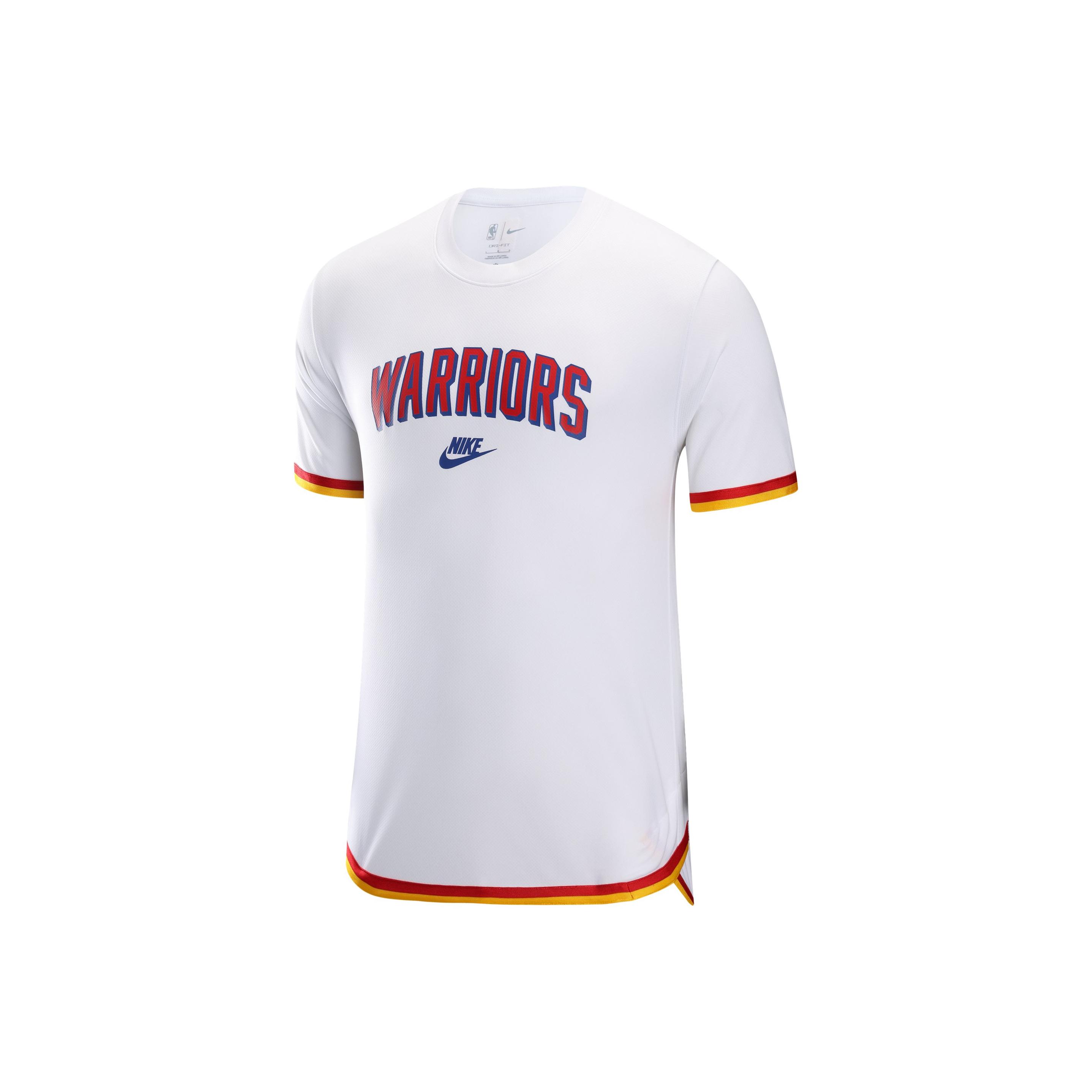 

Nike Футболка Dri-Fit Nba Golden State Warriors Hardwood Classics Logo Dry Fit для разминки с коротким рукавом Мужские топы FZ0142-100 2XL