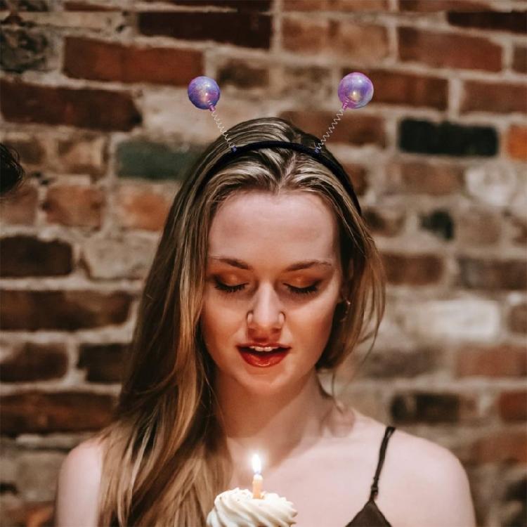 Spring Ball Hairhoop Elastic Hairhoop with Shining Color AntiSlip Design For Women Girls Festival and New Year Event