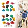 10Pcs Rock Climbing Holds Beginners Accessories Climbing Rock Wall Grips for Home Gym Tree Climbing Tree House Outdoor Climbing