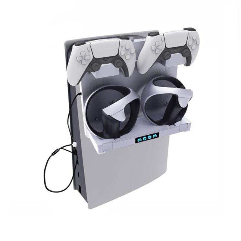 Controller Quick Charging Dock Stand for PS VR2 Headset Display Stand Headset Controller Storage Rack Accessories