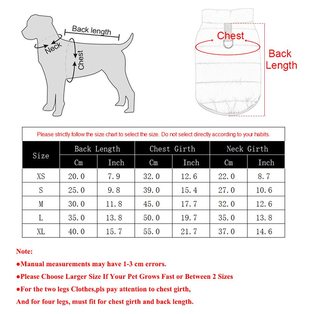 Windproof Dog Jacket For Small Medium Dogs Autumn Winter Warm With D-ring Puppy Clothes Chihuahua Schnauzer Pet Fleece Costume