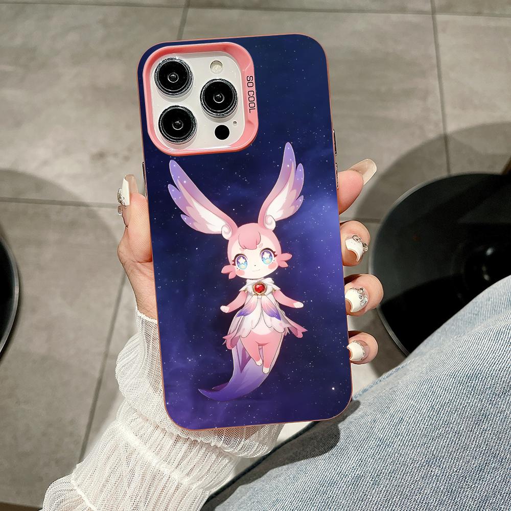 HSR Mem Pink Translucent Mobile Phone Case for iPhone 17 16 15 14 13 12 11 X XR XS Air Pro Max Plus Colorful Cover