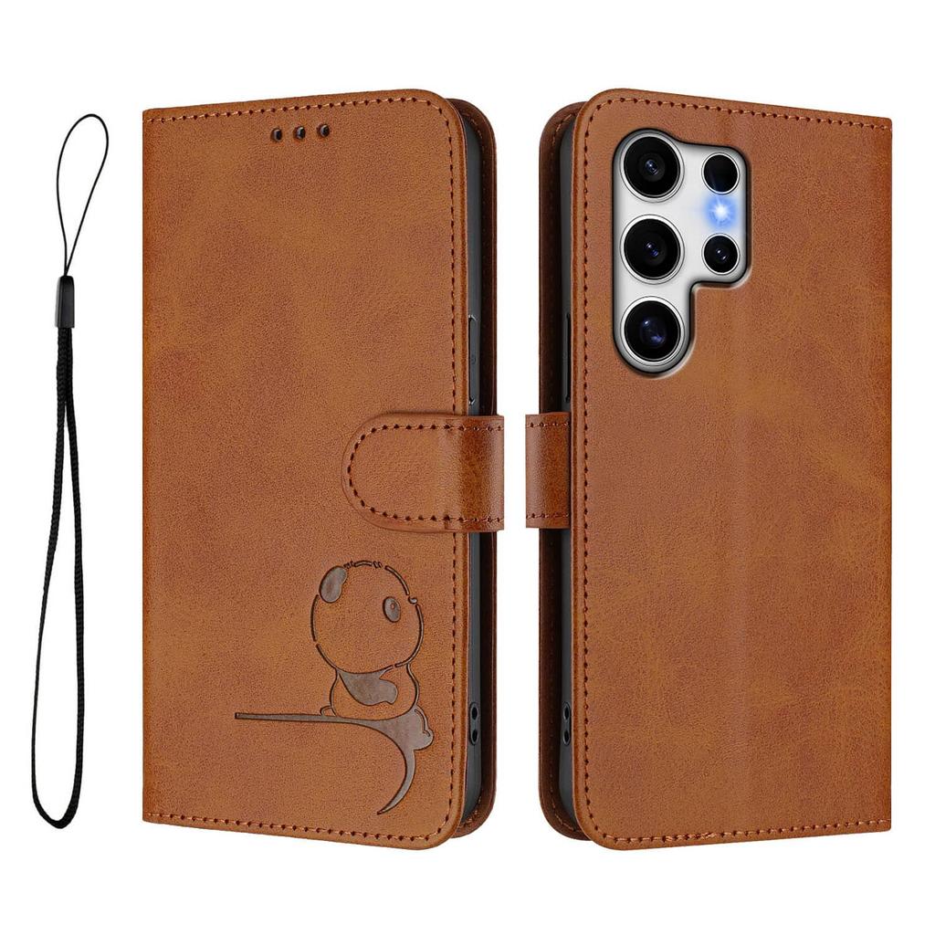 WEFOR Compatible with Samsung Galaxy S26 S25 Edge S25 S24 Ultra Case Wallet with RFID Blocking Flip Card Women Men Panda Cover