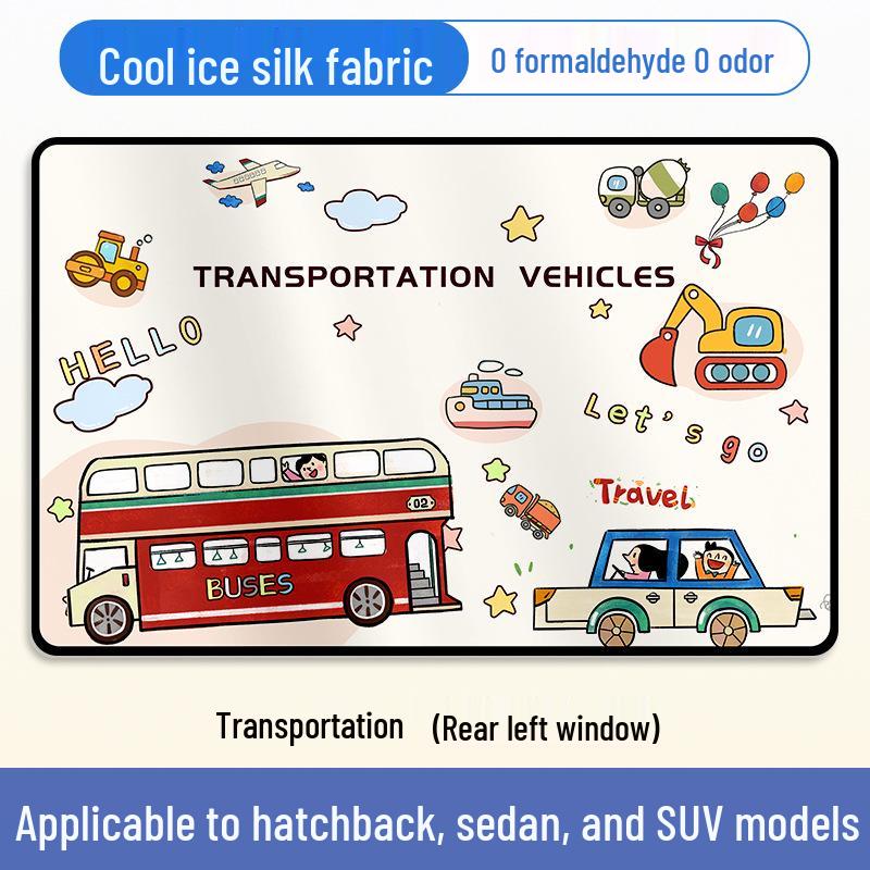 Children's Car Sunshade Curtains for Rear Windows