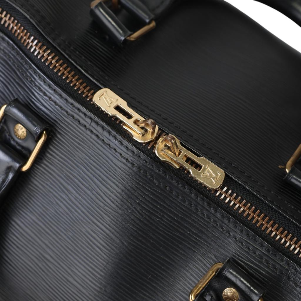 LOUIS VUITTON Epi Kiepol 50 Boston bag Epi Leather black unisex M42962 Used