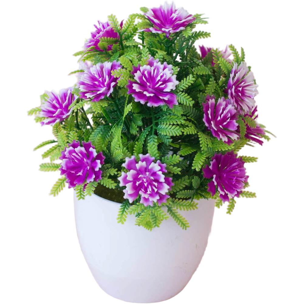 Tabletop Decor Artificial Flower Realistic Petals Fade-resistant Finish Realistic Artificial Flower Arrangement
