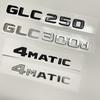 3D ABS Car Tail Rear Trunk Badge Emblem Letter Stickers For Mercedes Benz GLC Class X253 GLC300de GLC300e GLC350e GLC400e GLC260 RX7
