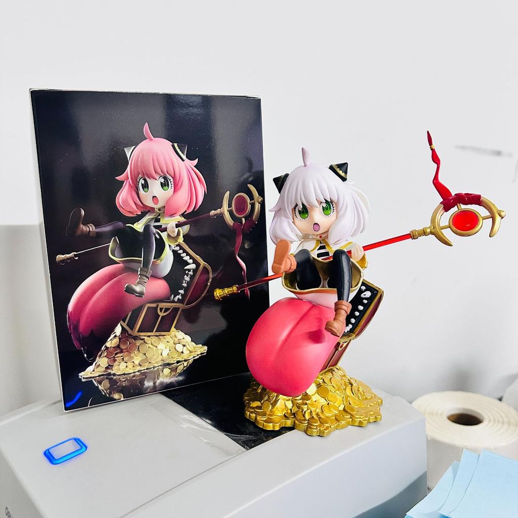 Q Version Aniya Cos Figure Fulillian Spy Play House Anime Peripheral Cute Girl Car Chassis GK