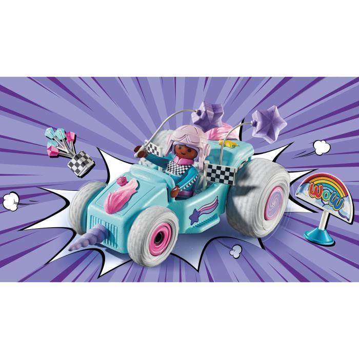 PLAYMOBIL 71635 Jeune fille licorne et kart, Funstars, 46 pieces, des 4 ans