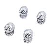 4 Pcs Skull Valve Stem Caps 7mm Diameter Car Tires Valve Stem Caps Airtight Seal for Car Truck Bike